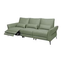  顾家家居 KUKA  DK.6039 意式电动沙发 小三人位右电动 寒烟绿