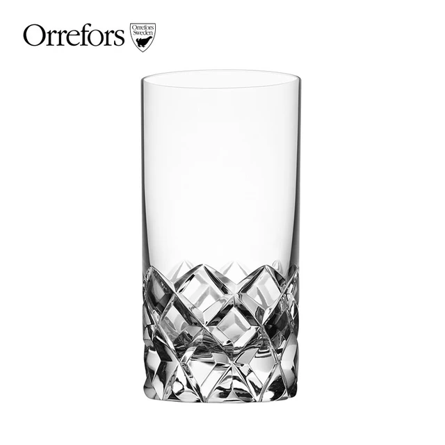 Orrefors Sofiero瑞典进口水晶玻璃威士忌酒杯 高球杯高身水杯 高球杯-41cl-1只装