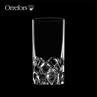 Orrefors Sofiero瑞典进口水晶玻璃威士忌酒杯 高球杯高身水杯 高球杯-41cl-1只装
