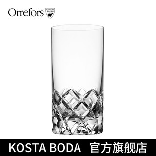 Orrefors Sofiero瑞典进口水晶玻璃威士忌酒杯 高球杯高身水杯 高球杯-41cl-1只装