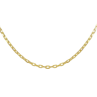 TSL 谢瑞麟 AG071 十字18K黄金项链 40cm