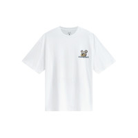 Baleno 班尼路 熊仔系列 男女款圆领短袖T恤 8822101M054 漂白 XL