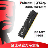 Kingston 金士顿 FURY 16GB DDR5 5200 台式机内存条Beast野兽