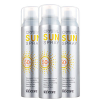 RE:CIPE 玥之秘 水晶防晒喷雾 SPF50+ PA+++ 150ml*3