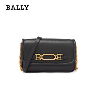 BALLY 巴利 奢侈品 女士Viva系列酒黑色颗粒牛皮迷你单肩斜跨包 VIVA XS/30 6239067