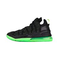 NIKE 耐克 LEBRON XVIII EP 男子篮球鞋 CQ9284-005 黑色/绿色 40.5