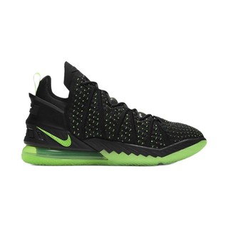 NIKE 耐克 LEBRON XVIII EP 男子篮球鞋 CQ9284-005 黑色/绿色 45