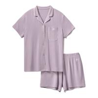 Bananain 蕉内 女士家居服套装 1HT-311S-X22 粉紫 M