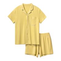Bananain 蕉内 女士家居服套装 1HT-311S-X22 豆黄色 XL