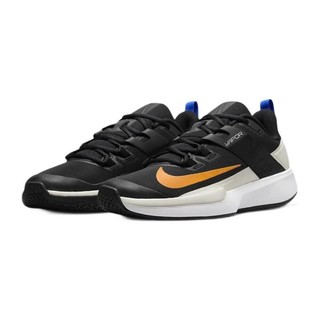 NIKE 耐克 Vapor Lite Hc 男子网球鞋 DC3432-005 黑/白/橙 42