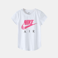 Nike Air女小童婴童短袖T恤 亲肤宝宝T恤 120/6 纯白色