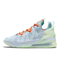 NIKE 耐克 LEBRON XVIII EP 男子篮球鞋 CQ9284-401 白绿 41