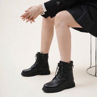 TEENMIX 天美意 新款商场同款潮酷八孔马丁靴女短靴子女