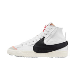 NIKE 耐克 Blazer Mid '77 Jumbo 中性休闲运动鞋 DD3111-100 白黑 43