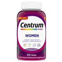 PLUS会员：Centrum 善存 女士多维片 200粒