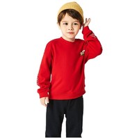 JEANSWEST 真维斯 JT-03-521110-001HY 男童卫衣套装 百变男孩大红 120cm