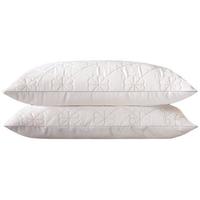 Bejirog 北极绒 抗菌防螨纤维枕 低枕 白色 74*48cm 单边款 一对装