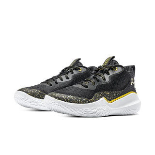 UNDER ARMOUR 安德玛 Flow Breakthru 2 女子篮球鞋 3024594-002 黑色 38.5