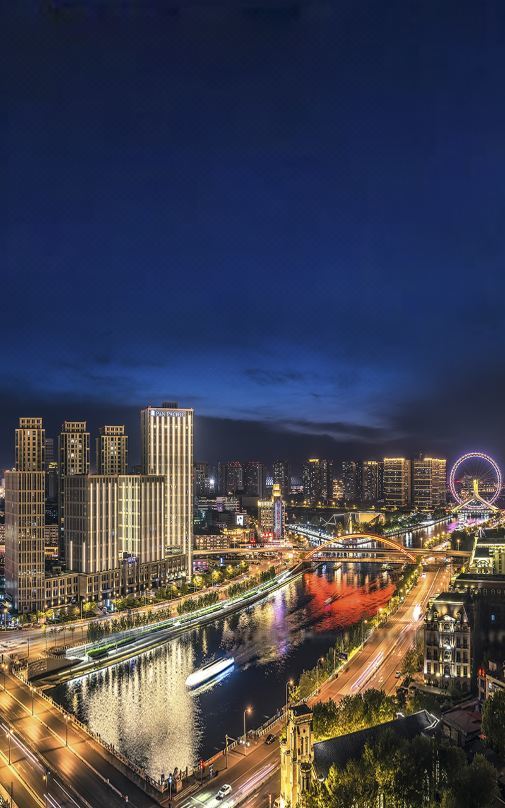 海河天津之眼边！有效期长！天津泛太平洋大酒店豪华城市景观大床房2晚连住