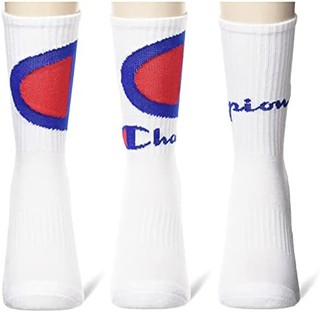 CHAMPION 冠军 低筒袜*3双 字母徽标 大商标 SOCKS-3P CMSCU103 男士