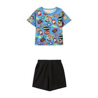 Paw Patrol 汪汪队立大功 212PT307 男童短袖套装 蓝色 105cm