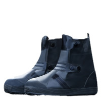 雨之梦昕 女士中筒雨鞋套 黑色 2XL