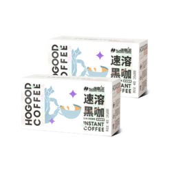 HOGOOD COFFEE 后谷咖啡 后谷 速溶黑咖啡 5盒(2g*100袋)