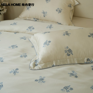 NELA HOME60支进口奥地利兰精天丝法式浪漫床上四件套凉感裸睡床品 云上花 1.5/1.8m床单/适用200*230cm被芯