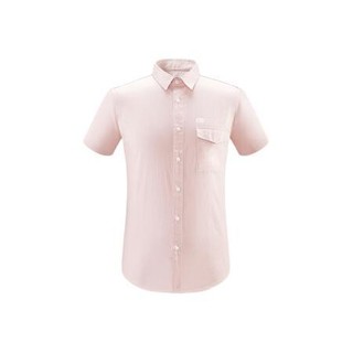 HLA 海澜之家 男士短袖衬衫 HNECJ2R036A 粉红 3XL