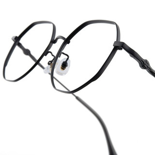 HD 汇鼎 2065 黑色钛架眼镜框+1.60折射率 非球面镜片