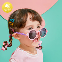 柠檬宝宝 儿童太阳镜男女童防晒波浪纹偏光宝宝眼镜舒适可爱小孩轻巧舒适个性眼镜LK2210201