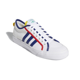 adidas ORIGINALS Nizza 男子休闲运动鞋 GZ8656 白色/蓝色 43