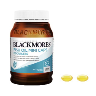 BLACKMORES 澳佳宝 无腥味 330mg深海鱼油软胶囊 400粒