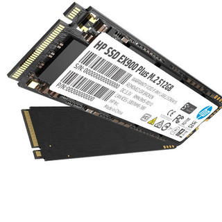 HP 惠普 EX900 Plus NVMe M.2 固态硬盘（PCI-E3.0）