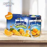 Capri-Sun 果倍爽 200ml*10袋 柠檬橙汁味 德国进口 少儿 儿童复合果汁饮料 整箱装