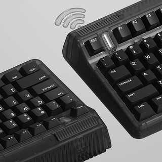 IQUNIX OG80-黑武士 83键 2.4G蓝牙 多模无线机械键盘 黑色 TTC快银轴 RGB