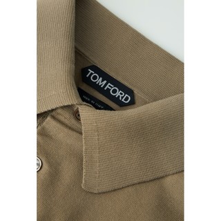 Tom Ford/汤姆福特 2021春季男褐色POLO衫NAP颇特 44 褐色