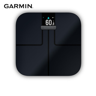 佳明 GARMIN Index S2 电子秤体重人体秤家用 高精准脂肪秤黑色