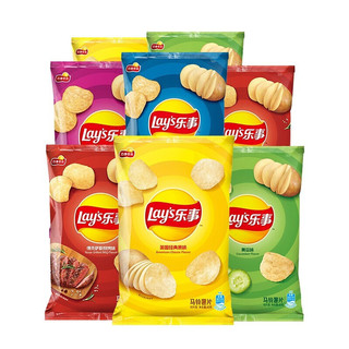 乐事（Lay's）薯片40g袋装办公室休闲零食膨化食品单袋小吃 香辣小龙虾味40g
