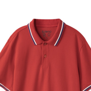 Baleno 班尼路 男士短袖POLO衫 88901129 深鮮紅 XXXL