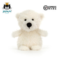 jELLYCAT 圣诞款小北极熊 可爱公仔毛绒玩具睡觉小玩偶生日礼物 小北极熊 H18 X W8 CM