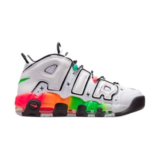 NIKE 耐克 Air More Uptempo '96 男子篮球鞋 DV1233-111 白色/橙色/绿色 41