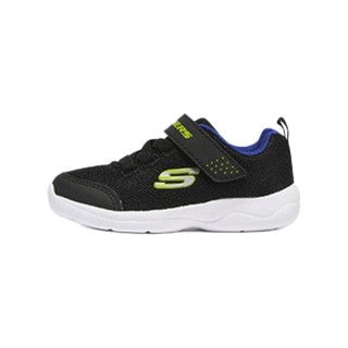 SKECHERS 斯凯奇 SKECH-STEPZ 2.0 男童学步鞋 407300N 黑色/蓝色/柠檬色 23码