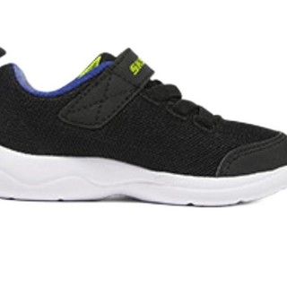 SKECHERS 斯凯奇 SKECH-STEPZ 2.0 男童学步鞋 407300N 黑色/蓝色/柠檬色 23码