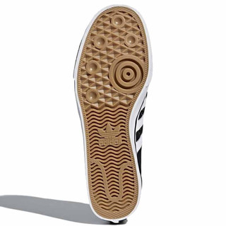 adidas ORIGINALS Nizza 中性运动帆布鞋 CQ2332 一号黑/白 46