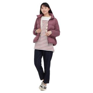 uniqlo 优衣库 女士短款羽绒服 439710 桃红色 m