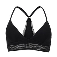 内外NEIWAIBELLE蕾丝系列女士无钢圈文胸NW604001黑色L