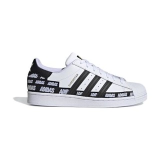 adidas ORIGINALS Superstar 中性休闲运动鞋 FX5558 白色/黑 44.5