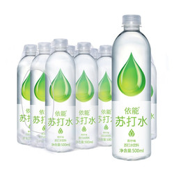 yineng 依能 苏打水饮料 青柠味 500ml*12瓶