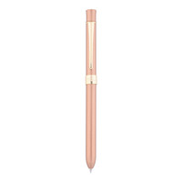 TANOSEE 乐如诗 TS-N3FS-ZG 旋转多功能笔 香槟色 0.7mm+0.7mm+0.5mm 单支装